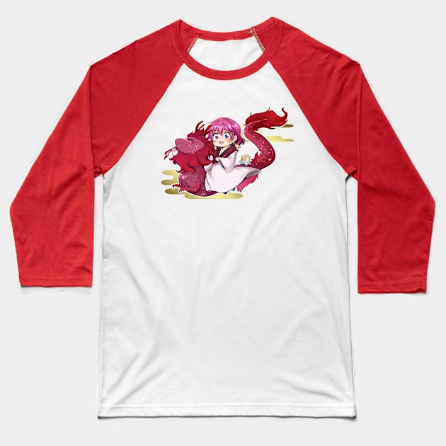 Hiryuu Princess Baseball T-Shirt by Kamapon's Workshop